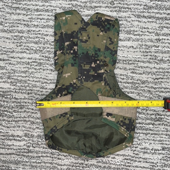 Fisherman Camo Vest Pet Costume Size XS - Picture 6 of 10